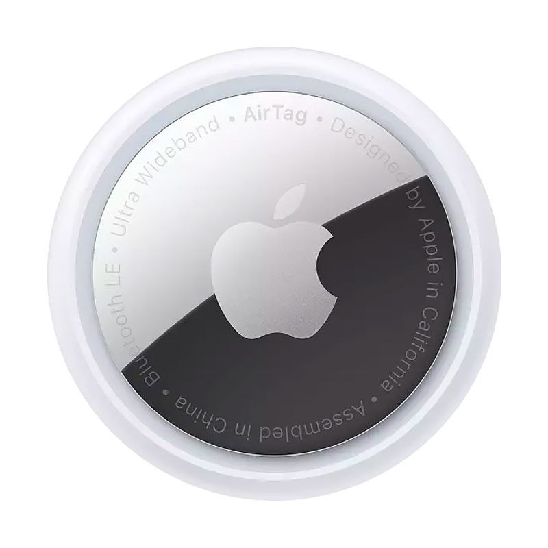 1er-Pack AirTag weiß-silber | asgoodasnew Apple