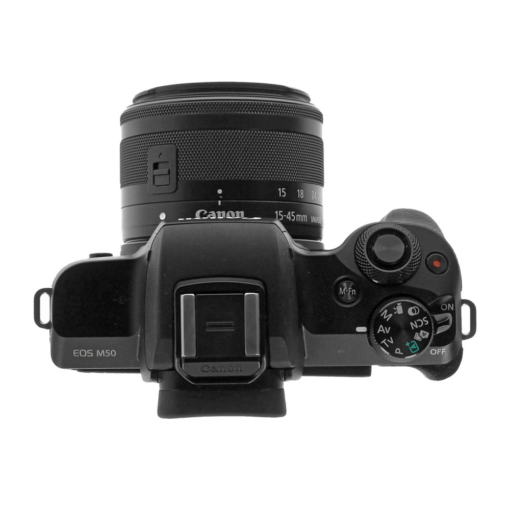 Canon EOS M50 Kit mit Objektiv EF-M 15-45mm 3.5-6.3 IS STM | asgoodasnew