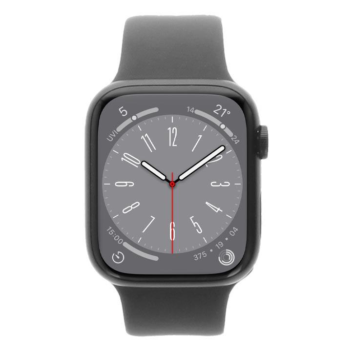 Apple Watch Series 8 GPS 45mm aluminium bleu de minuit bracelet sport bleu  de minuit pas cher