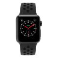 Apple Watch Series 3 GPS 38mm Aluminio gris espacial Correa Nike deportiva antracita