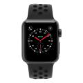 Apple Watch Series 3 Nike GPS + Cellular 38mm aluminio gris correa deportiva gris/negro