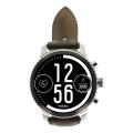 Fossil Q Explorist plata correa en piel marrón (FTW4003P)