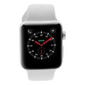 Apple Watch Series 3 GPS 42mm aluminio plateado correa deportiva blanco
