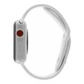 Apple Watch Series 3 38mm Ceramica bianco Cinturino Sport bianco/grigio