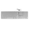 Apple Keyboard QWERTY con Tastierino numerico (A1243 / MB110B/B) bianco