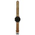 Motorola Moto 360 (3nd Gen) 46mm acciaio inossidable cinturino in pelle castagna
