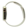 Apple Watch Series 8 GPS + Cellular 45mm Acero inoxidable oro Correa deportiva blanco estrella