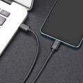 USB-C auf USB-C Lade- und Datenkabel 1m -ID21001 schwarz