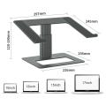 asgoodasnew Soporte de Laptop altura ajustable -ID21041 gris