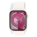 Apple Watch Series 9 GPS 41mm Aluminium rosé Bracelet Sport rose pâle S/M