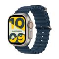Apple Watch Ultra 2 GPS + Cellular 49mm Titan natur Ocean Armband blau
