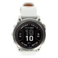 Garmin Fenix 7 Pro Sapphire QuickFit-Armband nebelgrau/glutorange (010-02777-21)