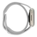 Apple Watch Series 7 GPS 41mm Aluminium polarstern Sportarmband weiß