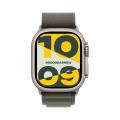 Apple Watch Ultra GPS + Cellular 49mm titanio Alpine Loop verde oscuro M