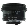 Nikon 20mm 1:2.8 AF NIKKOR negro