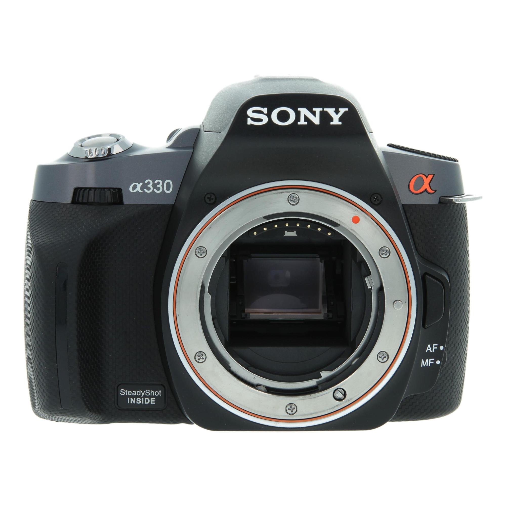 Sony Alpha 330 / DSLRA330 negro buen estado asgoodasnew