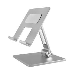 Verstellbarer Aluminium Tabletständer Faltbar -ID18206 silber