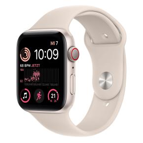 Apple Watch SE 2 GPS + Cellular 44mm Alluminio galassia Cinturino Sport
