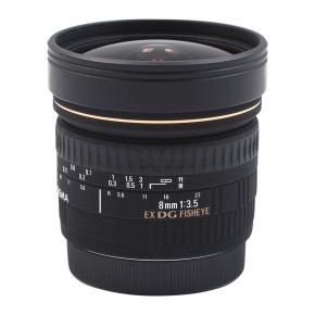 Sigma 8mm 1:3.5 EX DG Circular Fisheye para Canon negro