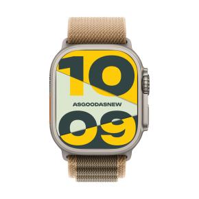Apple Watch Ultra 4 GPS + Cellular 49mm Titan natur Alpine Loop wüstensand M 64GB