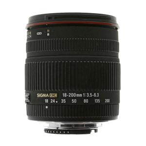 product image: Sigma 18-200mm 1:3.5-6.3 DC für Nikon
