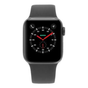 product image Apple Watch Series 4 Aluminiumgehäuse grau 40mm mit Sportarmband schwarz (GPS)