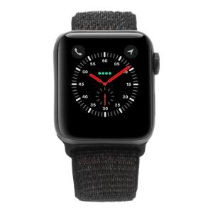 product image Apple Watch Series 4 Aluminiumgehäuse grau 40mm mit Sport Loop schwarz (GPS)