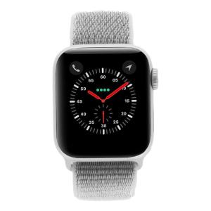 product image Apple Watch Series 4 Aluminiumgehäuse silber 40mm mit Sport Loop muschelgrau (GPS)