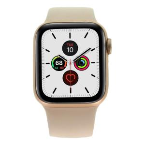 product image: Apple Watch Series 5 Aluminiumgehäuse gold 40mm mit Sportarmband sandrosa (GPS)