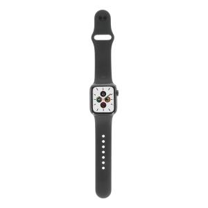 product image: Apple Watch Series 5 Aluminiumgehäuse grau 40mm mit Sportarmband schwarz (GPS)