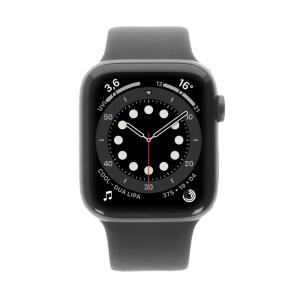 product image: Apple Watch Series 6 Aluminiumgehäuse space grau 44mm mit Sportarmband schwarz (GPS)
