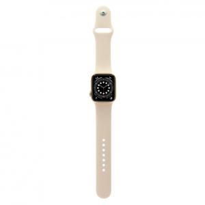 product image: Apple Watch Series 6 Aluminiumgehäuse gold 44mm mit Sportarmband sandrosa (GPS + Cellular)