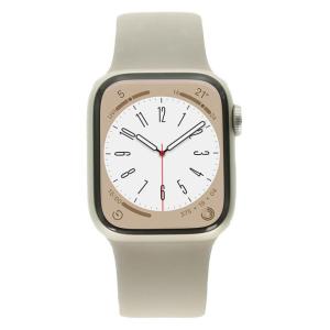 product image: Apple Watch Series 8 Aluminiumgehäuse polarstern 41mm mit Sportarmband polarstern (GPS + Cellular)