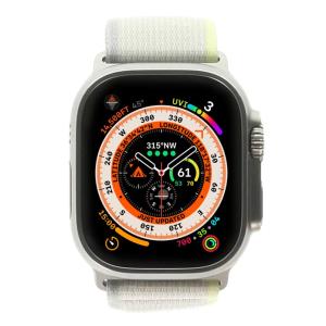 product image: Apple Watch Ultra GPS + Cellular 49mm Titan natur Trail Loop gelb/beige S/M