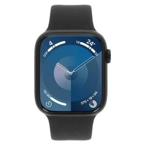 product image: Apple Watch Series 9 Aluminiumgehäuse mitternacht 45mm Sportarmband mitternacht S/M (GPS)