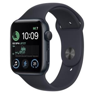 product image: Apple Watch SE 2 Aluminiumgehäuse mitternacht 44mm Sportarmband mitternacht M/L (GPS)