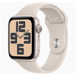 product image: Apple Watch SE 2 Aluminiumgehäuse polarstern 44mm Sportarmband polarstern S/M (GPS + Cellular)