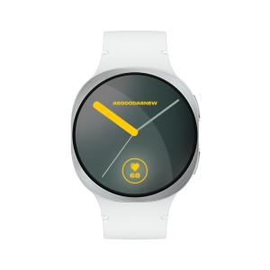 Samsung Galaxy Watch8 silver 40mm Sport Band white S/M