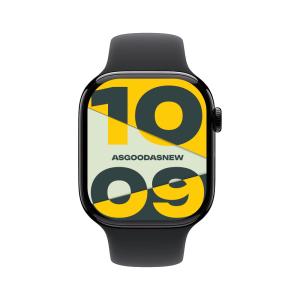 Apple Watch Series 11 GPS + Cellular 46mm Aluminium space grau Sportarmband schwarz S/M