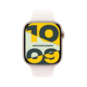 Apple Watch Series 11 GPS + Cellular 46mm Aluminium roségold Sportarmband blassrosa S/M