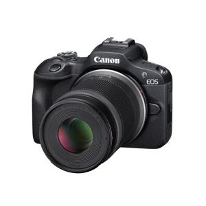 product image: Canon EOS R100 mit Objektiv RF-S 18-45mm 1:4.5-6.3 IS STM + RF-S 55-200mm 1:5-7.1 IS STM