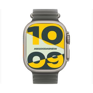 product image: Apple Watch Ultra 4 GPS + Cellular 49mm Titan natur Ocean Armband halbtransparentes schwarz 64 GB