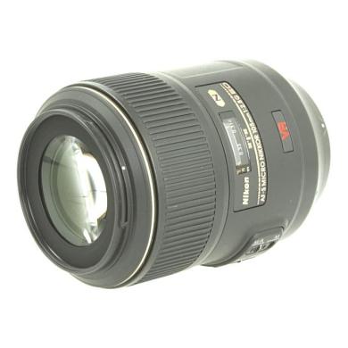 Nikon 105mm 1:2.8 AF-S G VR Micro NIKKOR negro