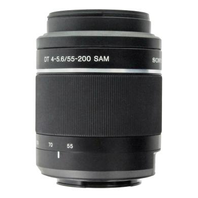 Sony 55-200mm 1:4-5.6 AF DT SAM (SAL55200-2) A-Mount negro