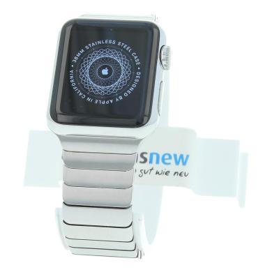 Apple Watch (Gen. 1) 38mm Edelstahlgehäuse Silber mit Gliederarmband Silber Edelstahl Silber