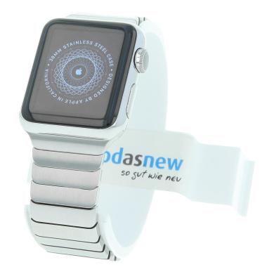 Apple Watch (Gen. 1) 38mm Edelstahlgehäuse Silber mit Gliederarmband Silber Edelstahl Silber