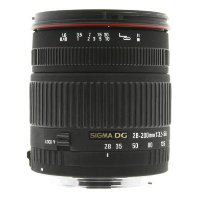 Sigma 28-200mm 1:3.5-5.6 DG Macro para Canon negro