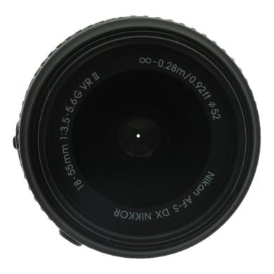 Nikon 18-55mm 1:3.5-5.6 AF-S VR DX G II Schwarz