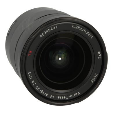 Sony 16-35mm 1:4.0 AF FE ZA OSS A-Mount negro