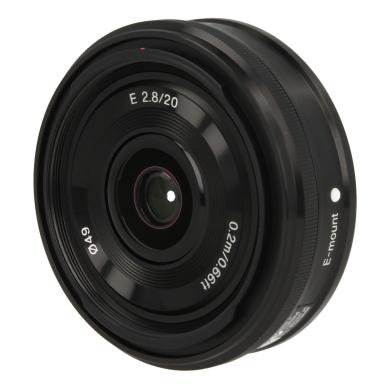 Sony 20mm 1:2.8 AF E A-Mount negro